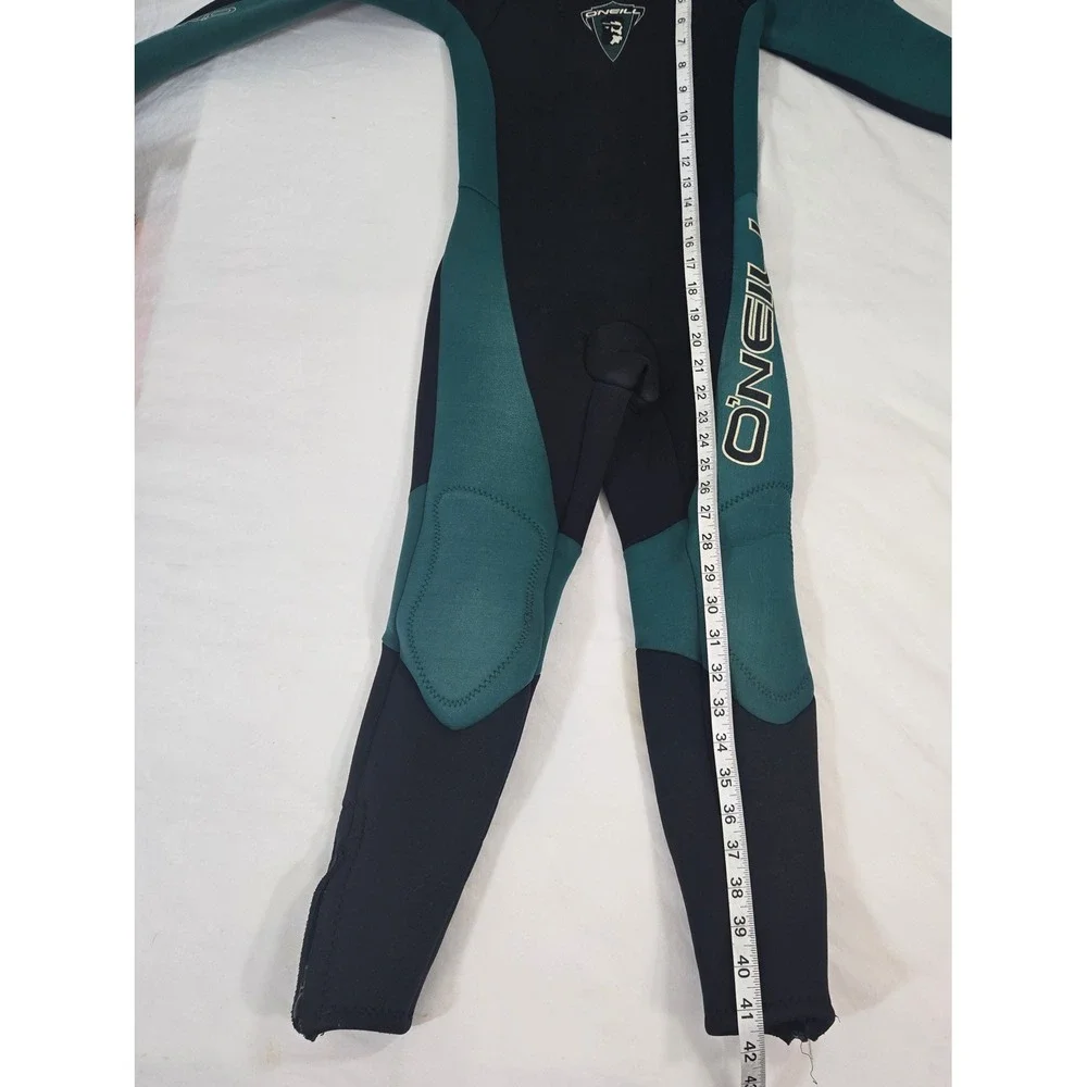 Vintage ONeill Hammer Wetsuit Made‎ in USA 3x2mm Full Body Surf Dive Teal Size 4